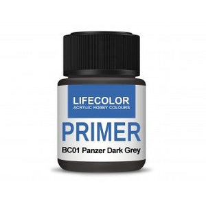 Lifecolor BC01 Acrylic Primer Panzer Dark Grey 22ml – Bild 2