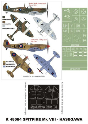 Montex K48084 Spitfire MkVIII 1/48