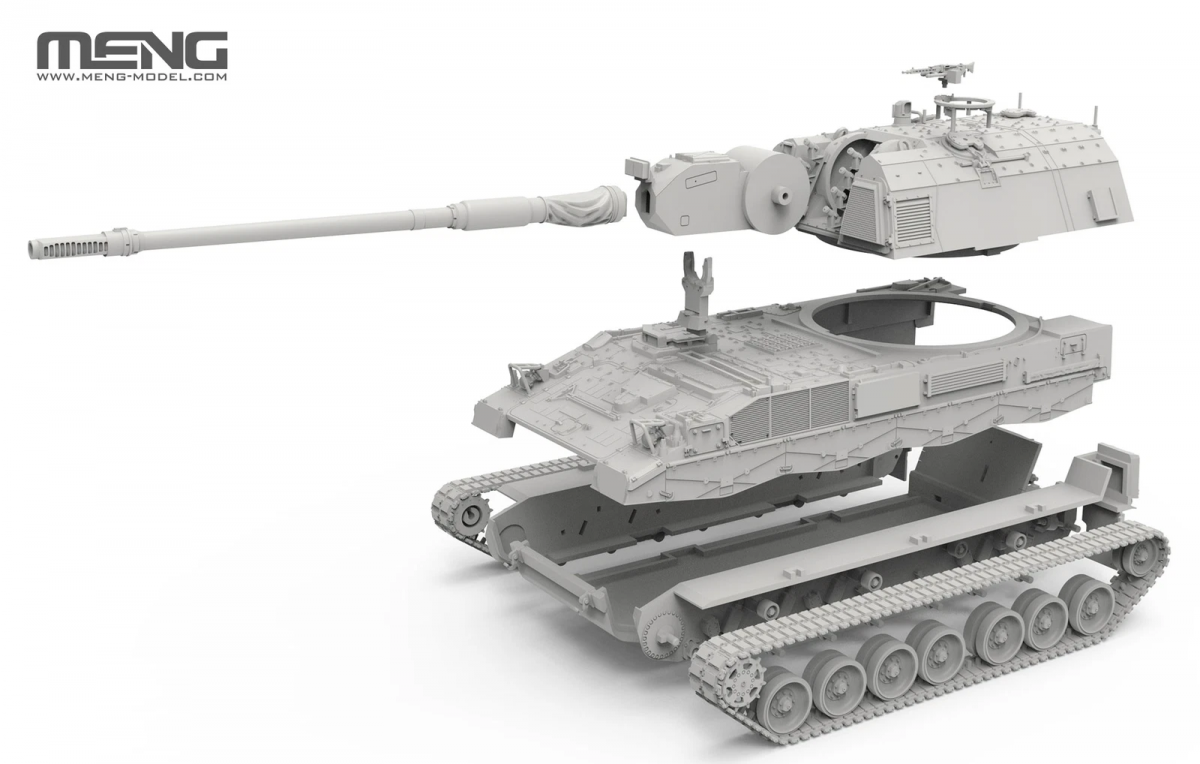 Meng Model 72-008 Panzerhaubitze 2000 1/72