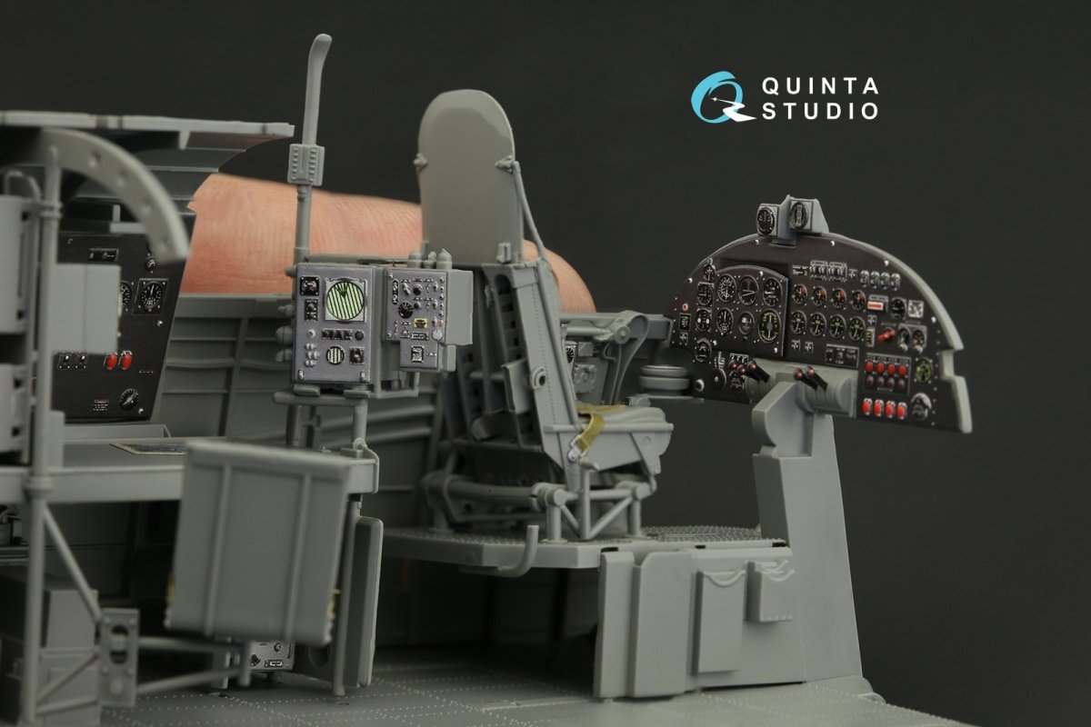 Quinta Studio QD32150 Avro Lancaster B. Mk.I/III 3D-Printed &amp;amp; coloured Interior on decal paper (Border Model) 1/32 – zdjęcie 8