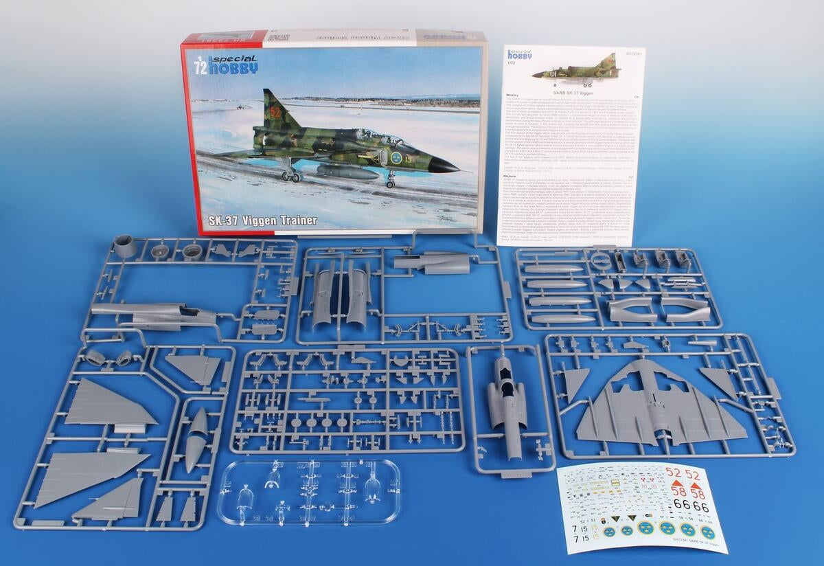 Special Hobby 72381 SK-37 Viggen Trainer 1/72 – imagen 4
