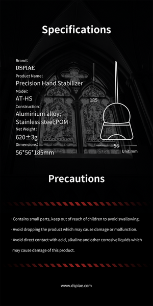 DSPIAE AT-HS Precision Hand Stabilizer – zdjęcie 9