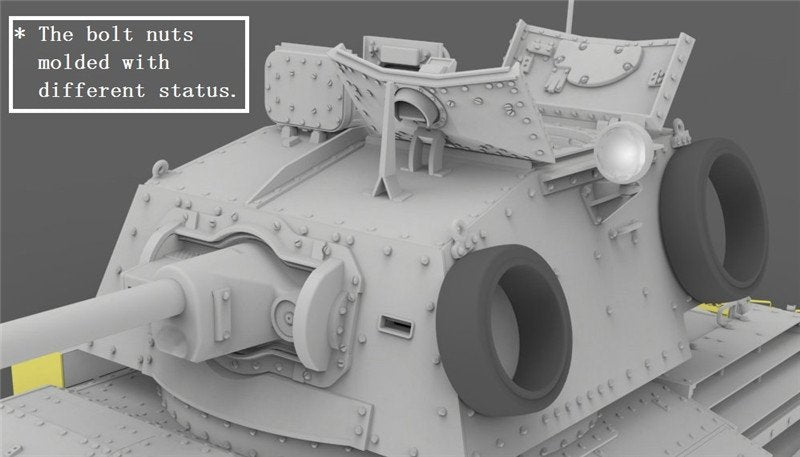 Gecko Models 35GM0001 CRUISER TANK MK.II ACS WITH INTERIOR 1/35 – zdjęcie 14