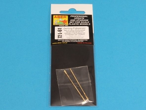 Aber 72L-61 Dwie lufy 5,5cm do niemieckich Zwilling Flakpanzers / Two 5,5cm barrels for German Zwilling Flakpanzers 1/72 – Bild 6