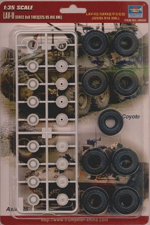 Trumpeter 06608 LAV Series 8x8 Tires (325/85 R16 XML) 1/35 – immagine 2