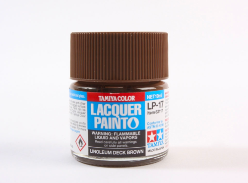 Tamiya 82117 LP-17 Linoleum deck brown 10ml – image 3
