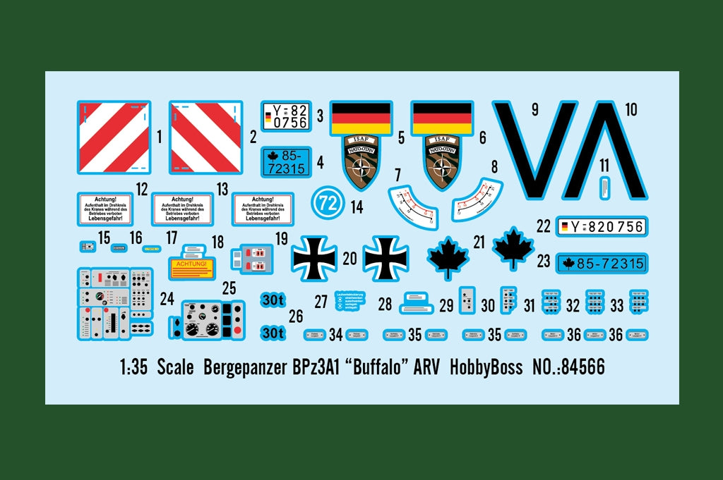 Hobby Boss 84566 Bergepanzer BPz3A1 Buffalo ARV 1/35 – immagine 5