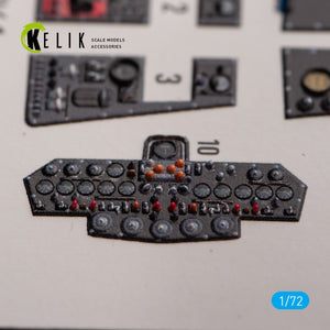 KELIK K72148 Vickers Valiant B(PR)K.1 front cockpit - interior 3D decals for Airfix kit 1/72 – Bild 3
