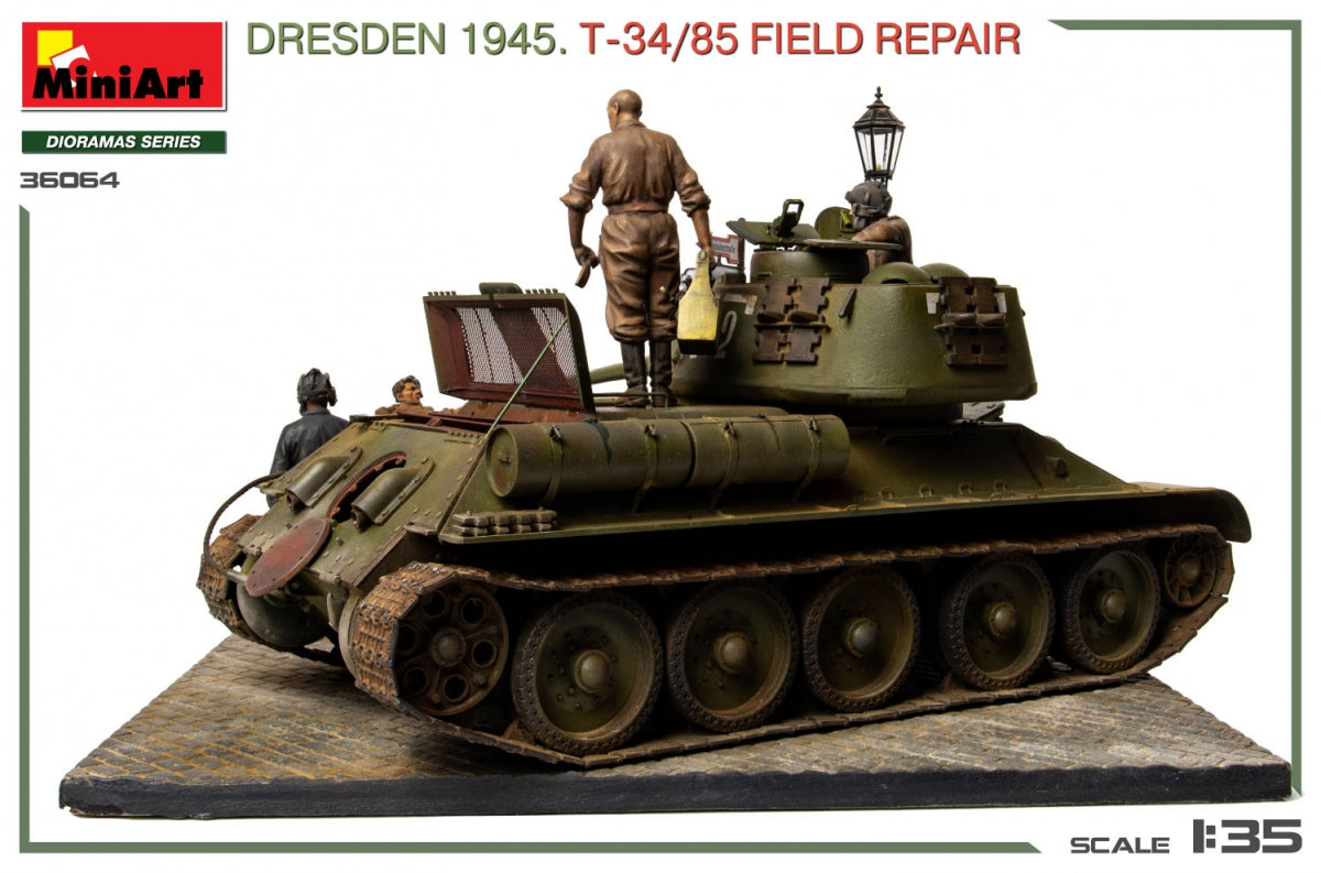 MiniArt 36064 Dresden 1945. T-34/85 Field Repair. BIG SET 1/35 – image 3