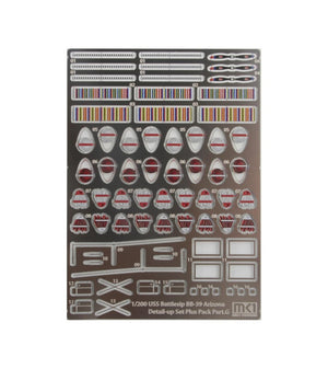 MK1 Design MS-20017 USS BB-39 ARIZONA PLUS PACK 1/200 – Bild 30