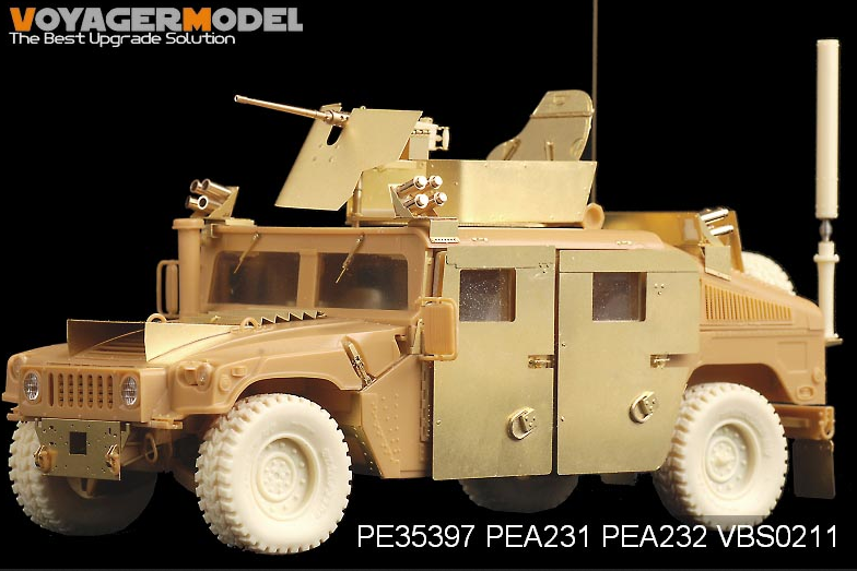 Voyager Model PEA232 Modern USMC HUMVEE M1114 Space Amour (GP) 1/35 – Bild 4