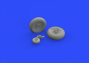 Eduard 648412 Typhoon Mk. Ib wheels early EDUARD, HASEGAWA 1/48 – immagine 3