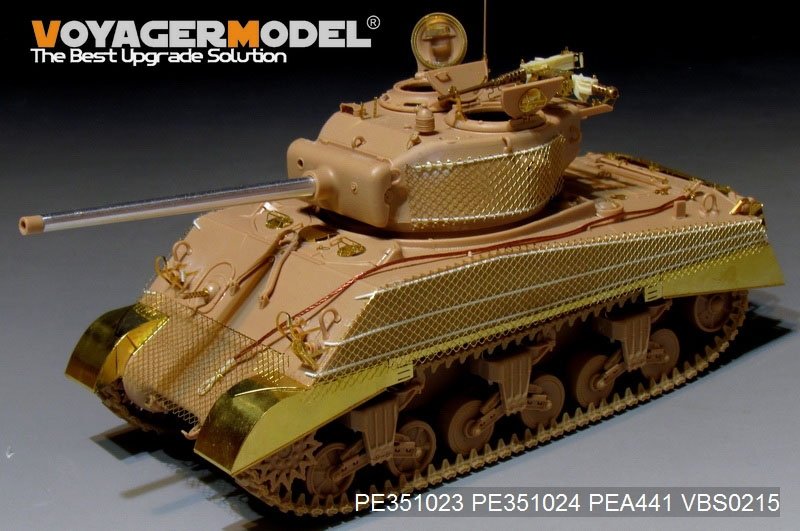 Voyager Model PE351023 WWII US M4A3 (76) w Mid Tank Basic For MENG TS-043 1/35 – Bild 16