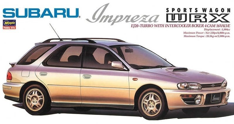 Hasegawa 24115 Subaru Impreza WRX Sports Wagon Type Car 1/24