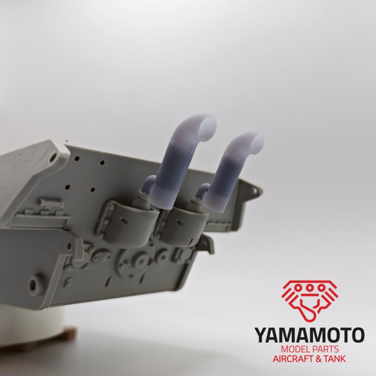 Yamamoto YMP3503 Zestaw tłumików Flammvernichter do Tiger II/E-50/E-75 Typ 2 1/35 – Bild 2