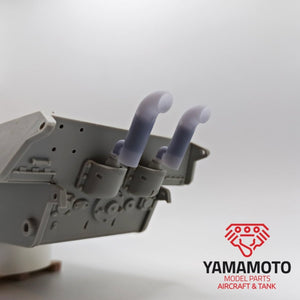 Yamamoto YMP3503 Zestaw tłumików Flammvernichter do Tiger II/E-50/E-75 Typ 2 1/35 – Bild 2