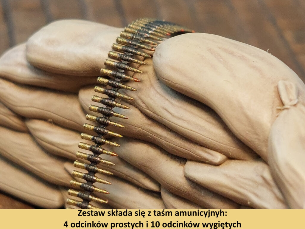 Point of no Return 3524055 Elastyczne taśmy amunicyjne 0,5 &amp;quot; / Flexible Ammunition Belts 1/35