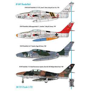 Sword 72117 RF-84F Thunderflash 1/72 – zdjęcie 2