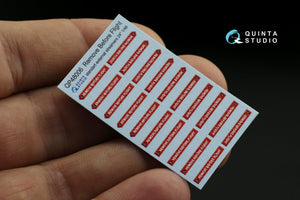 Quinta Studio QP48006 &amp;quot;Remove Before Flight&amp;quot; standart external streamer 24&amp;quot;, 20 Pcs 1/48 – immagine 8