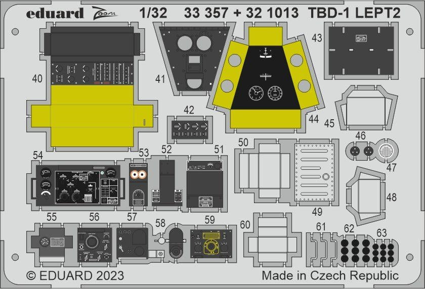 Eduard BIG33157 TBD-1 TRUMPETER 1/32 – zdjęcie 5