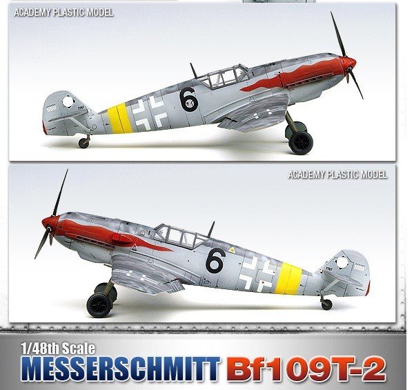 Academy 12225 MESSERSCHMITT Bf109T-2 1/48 – Bild 5