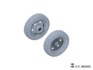 E.T. Model P35-137 WWII German Steyr Type1500A/1500A-1 Sagged wheels For TAMIYA Kit 1/35 – immagine 4