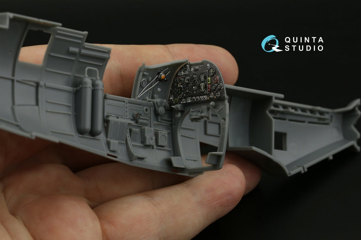 Quinta Studio QD32192 Spitfire Mk.1 (Mid) 3D-Printed &amp;amp; coloured Interior on decal paper (Kotare) 1/32 – zdjęcie 6