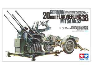 Tamiya 35091 20mm Flakvierling 38 MITSd.Ah.52 1/35 – zdjęcie 2