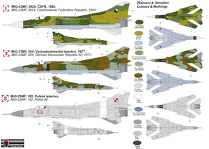 Kovozavody Prostejov KPM0308 MiG-23MF “Warsaw Pact II.” 1/72 – image 2