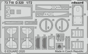 Eduard 73718 D.520 1/72 HOBBY 2000, HASEGAWA – immagine 2