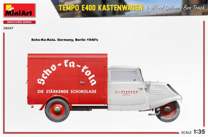MiniArt 38047 TEMPO E400 KASTENWAGEN 3-WHEEL DELIVERY BOX TRACK 1/35 – Bild 17