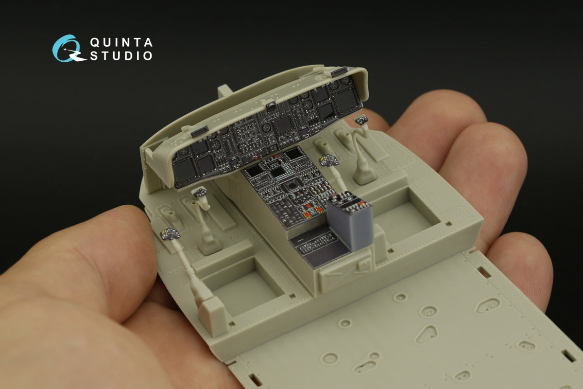 Quinta Studio QDS+35108 MH-60L 3D-Printed &amp;amp; coloured Interior on decal paper (Kitty Hawk) (with 3D-printed resin parts) (small version) 1/35 – Bild 8