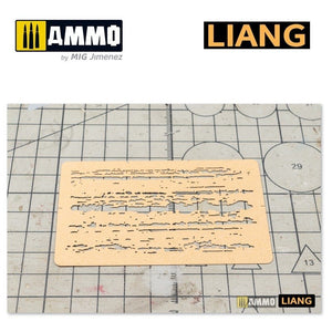 Liang 0009 Chipping Effects Airbrush Stencils – Bild 5