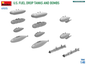 MiniArt 49015 US FUEL DROP TANKS AND BOMBS 1/48 – image 4