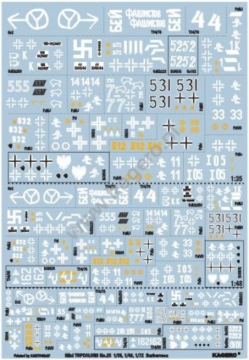Kagero 15025 Barbarossa 1941 (kalkomania) EN/PL – immagine 6
