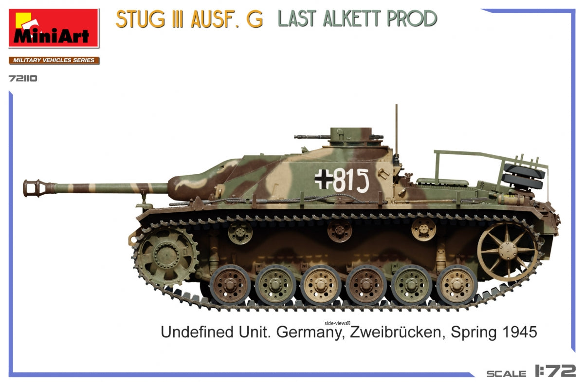 MiniArt 72110 StuG III Ausf. G Last Alkett Prod 1/72 – image 10