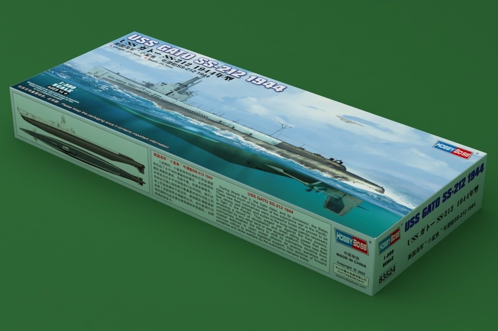 Hobby Boss 83524 U.S. Navy Submarine &amp;quot;Little Shark&amp;quot; SS-212 1944 1/350 – Bild 2