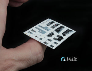 Quinta Studio QD48040 F/A-18С (late) 3D-Printed &amp;amp; coloured Interior on decal paper (for Kinetic) 1/48 – immagine 7