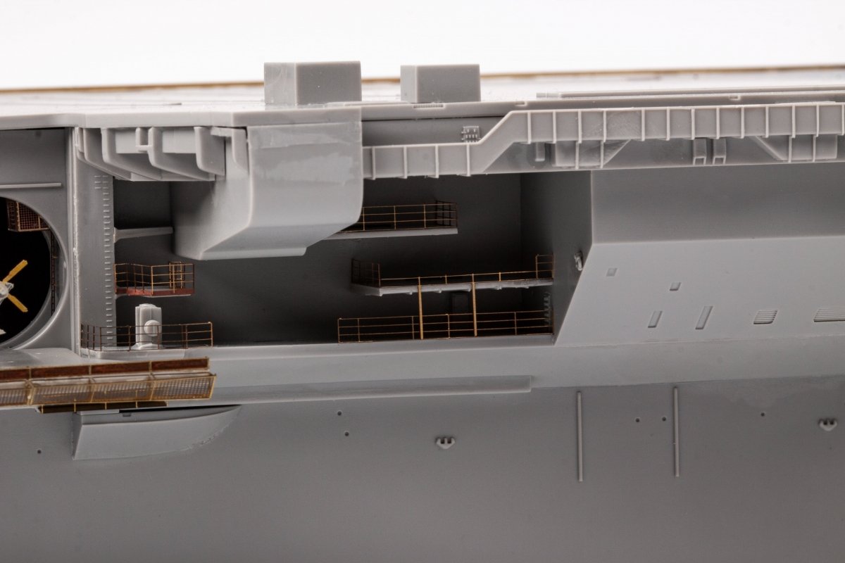Eduard 53283 USS Constellation CV-64 part 3 - railings &amp;amp; safety nets TRUMPETER 1/350 – imagen 7