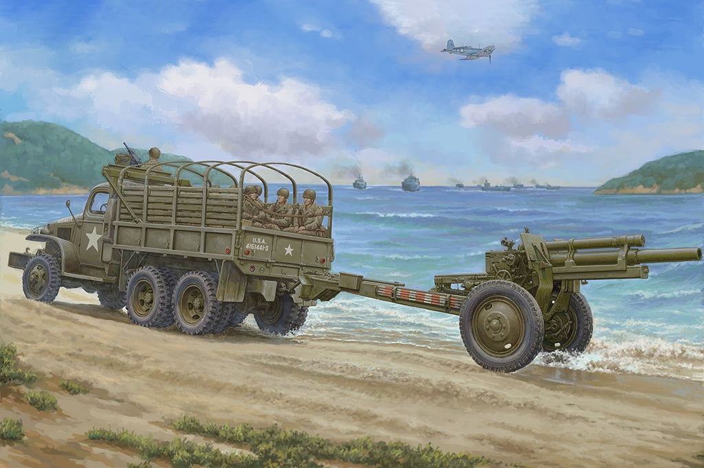 I Love Kit 63567 CCKW-352 with M2A1 105MM Howitzer - Machine Gun Turret Version 1/35