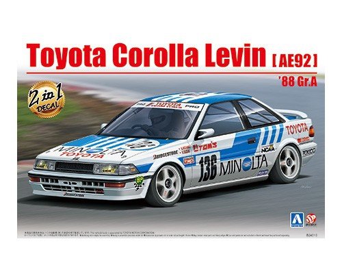 Aoshima 09824 Toyota Corolla Levin AE92 Gr.A 1/24