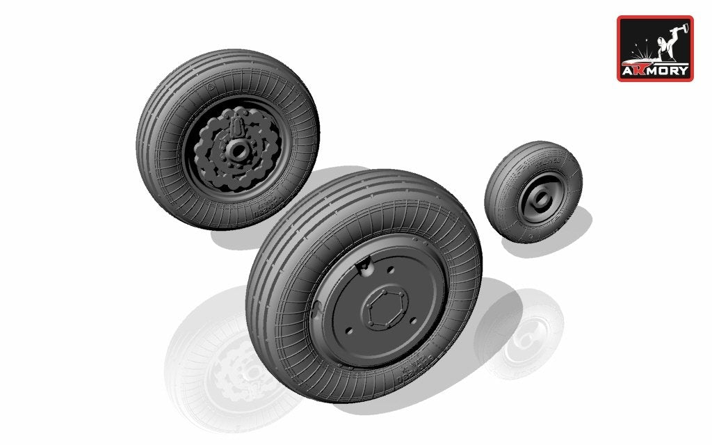 Armory Models AW72013 Yakovlev Yak-141 Freestyle wheels 1/72 – Bild 3