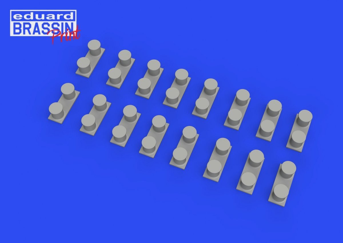 Eduard 653010 WWII USN battleship bollards PRINT 1/350 – zdjęcie 2