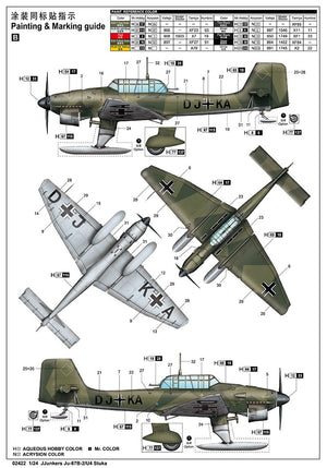 Trumpeter 02422 Junkers Ju-87B-2/U4 Stuka 1/24 – image 3