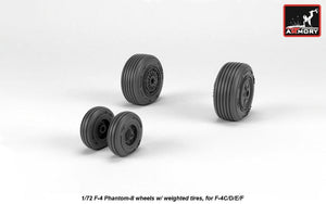 Armory Models AW72329 F-4 Phantom-II wheels w/ weighted tires, mid 1/72 – Bild 4