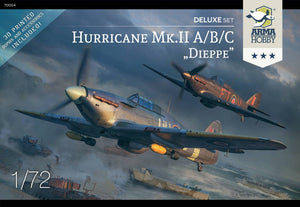 Arma Hobby 70054 Hurricane MkII A/B/C/ &amp;quot;Dieppe&amp;quot; Delux Set 1/72