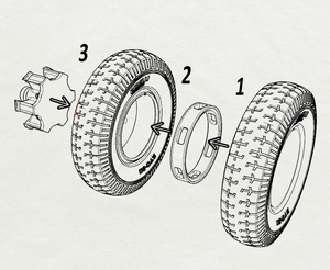 Panzer Art RE35-583 Lancia 3Ro Road wheels (Libia crosscountry pattern) 1/35 – Bild 4