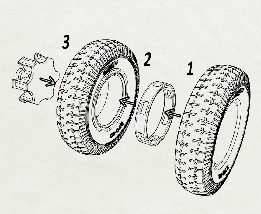 Panzer Art RE35-583 Lancia 3Ro Road wheels (Libia crosscountry pattern) 1/35 – Bild 4