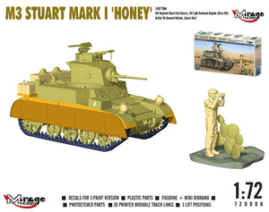 Mirage Hobby 720006 M3 Stuart Mk.I Honey Light Tank 1/72 – Bild 3