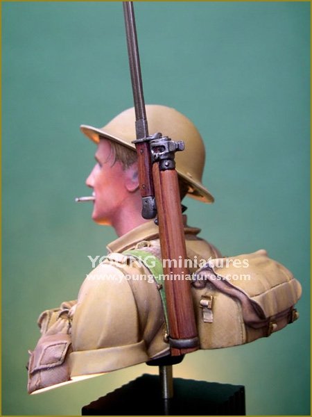 Young Miniatures YM1859 Soldat britannique Bataille d&amp;#39;El Alamein 1942 1/10  – image 6